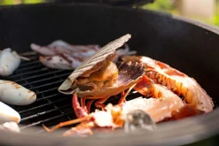 Pack Big Green Egg Medium barbecue + convEGGtor + table modulaire + 4 roulettes