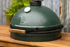 Pack Big Green Egg XLarge barbecue + table eucalyptus + convEGGtor + berceau de table + 4 roulettes