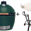 Pack Big Green Egg XLarge barbecue + convEGGtor + chariot à roulettes