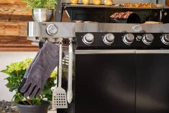 Paire de gants Rösle en cuir pour le barbecue - Taille unique XL