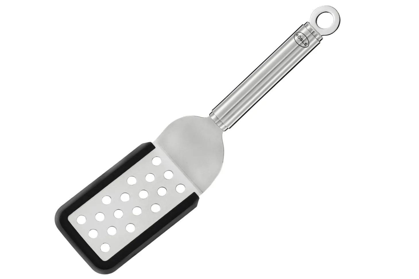 Palette-sandwich Rösle coudée perforée en silicone et acier inoxydable
