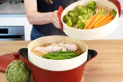 Panier vapeur en bambou Cookut pour l'Incroyable Cocotte