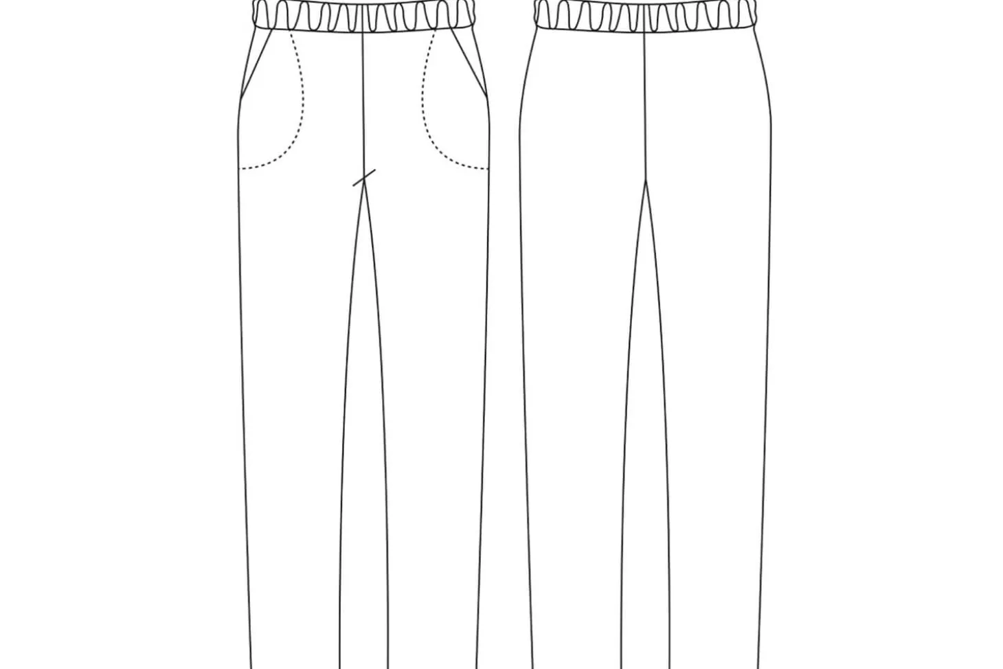 Pantalon de cuisine unisexe Egochef Nurse blanc 100% coton