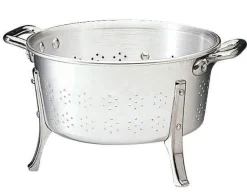 Passoire à gras pro MATFER 36cm en aluminium avec anses