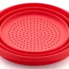 Passoire rétractable Lékué ø23cm en silicone Platinum