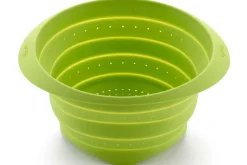 Passoire rétractable Lékué ø23cm en silicone Platinum