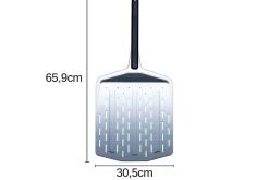 Pelle à pizza perforée Ooni 30cm en aluminium anodisé