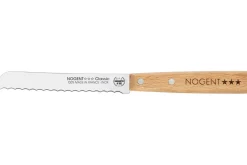 Petit couteau à pain Nogent 11cm manche en bois de hêtre