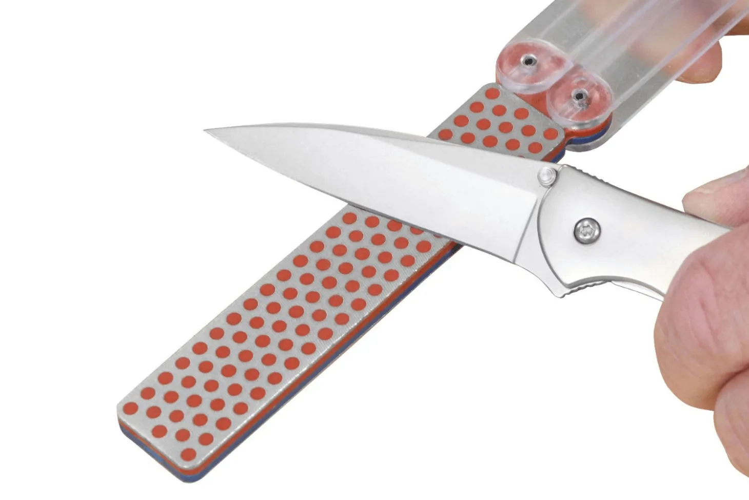 Pierre à aiguiser DMT Diafold Diamond portable double face diamantée 325/600