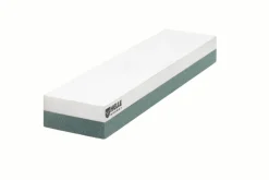Pierre à aiguiser Helle H300301 double face grains 320/500 taille S avec étui en cuir