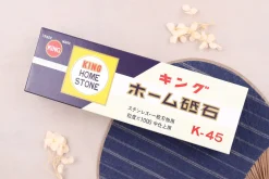 Pierre à aiguiser japonaise King Home Stone grains 1000 avec support