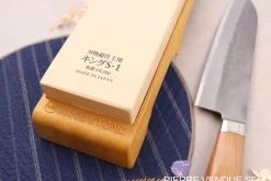 Pierre à aiguiser japonaise King S-1 grains 6000 + socle - Taille L