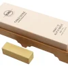 Pierre à aiguiser japonaise King Gold Super Finish grains 8000 avec support + pierre Nagura