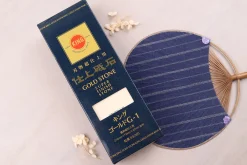Pierre à aiguiser japonaise King Gold Super Finish grains 8000 avec support + pierre Nagura