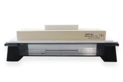 Pierre à aiguiser japonaise Suehiro Cerax céramique grains 3000 sur socle - Taille M