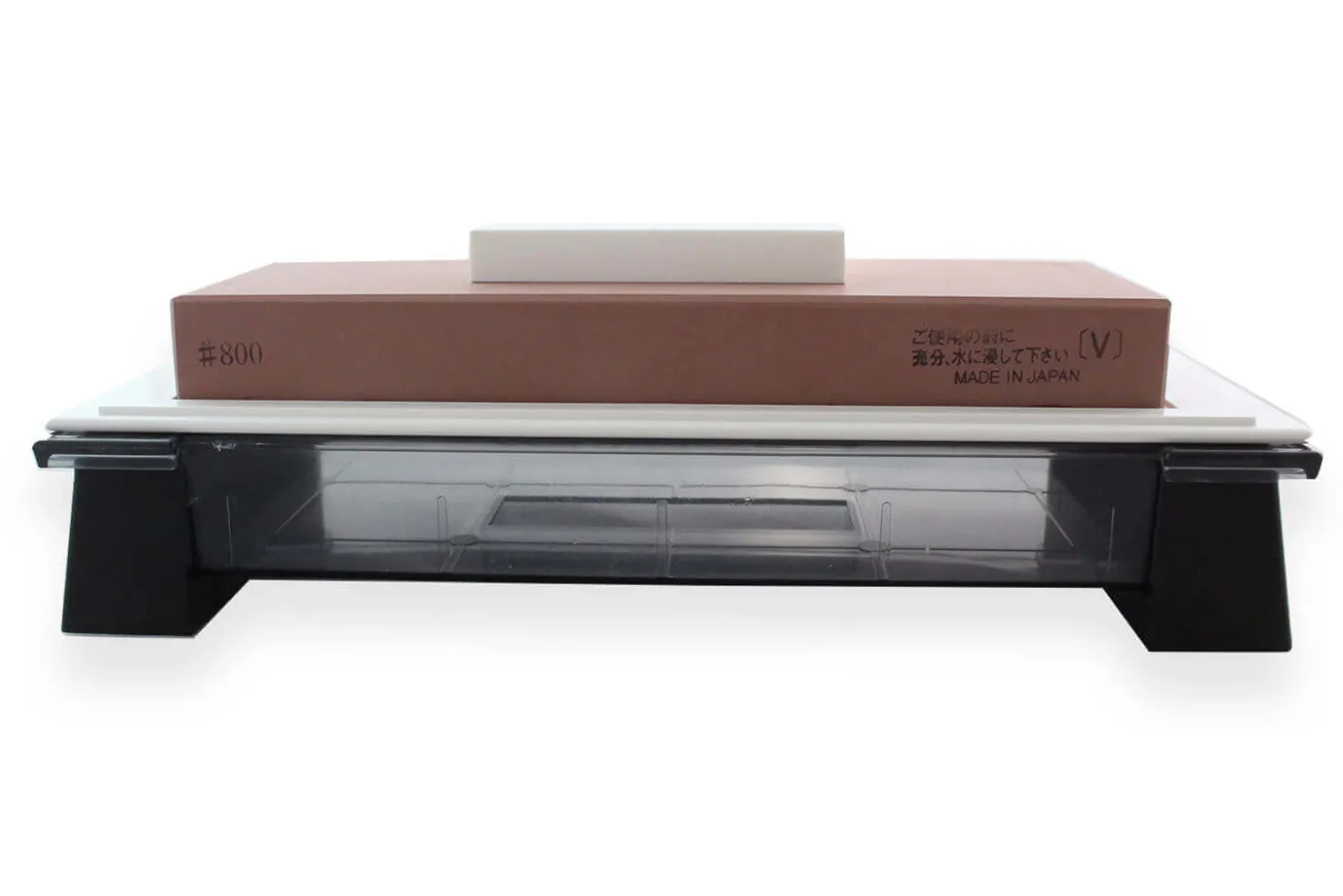 Pierre à aiguiser japonaise Suehiro Cerax céramique grains 800 sur socle
