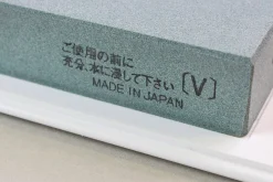 Pierre à aiguiser japonaise Suehiro Cerax céramique grains 180 sur socle