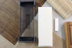Pierre à aiguiser japonaise Suehiro Cerax céramique grains 3000 sur socle - Taille L