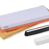 Pierre à aiguiser japonaise Yaxell grains 3000/8000 + 3 accessoires