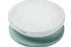 Pierre à aiguiser ronde Hultafors Premium 2 grains (180/600) Diamètre 75mm