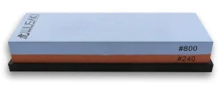 Pierre à aiguiser Wusaki double face grains 240/800 + socle