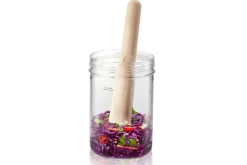 Pilon pour bocal de fermentation Gefu Nativo en bois de hêtre