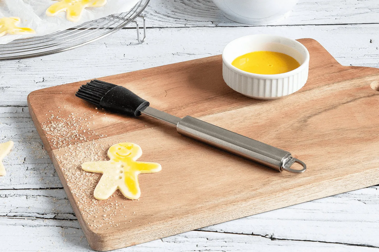 Pinceau Cristel POC en acier inoxydable et silicone