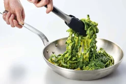 Pince de cuisine Mastrad 30cm acier et silicone noir