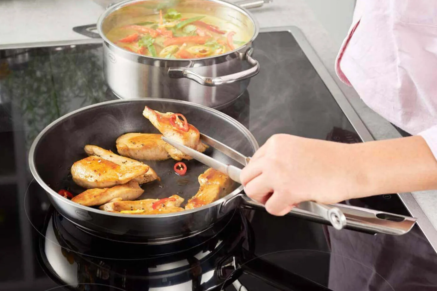 Pince de cuisine Rösle en acier inoxydable 31cm