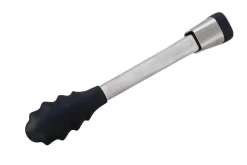 Pince de service Express Mastrad 28cm inox et silicone noir