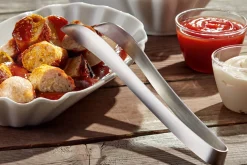 Pince gourmet Triangle en acier inoxydable