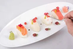 Pince à sushi professionnelle Louis Tellier 15.8cm tout inox