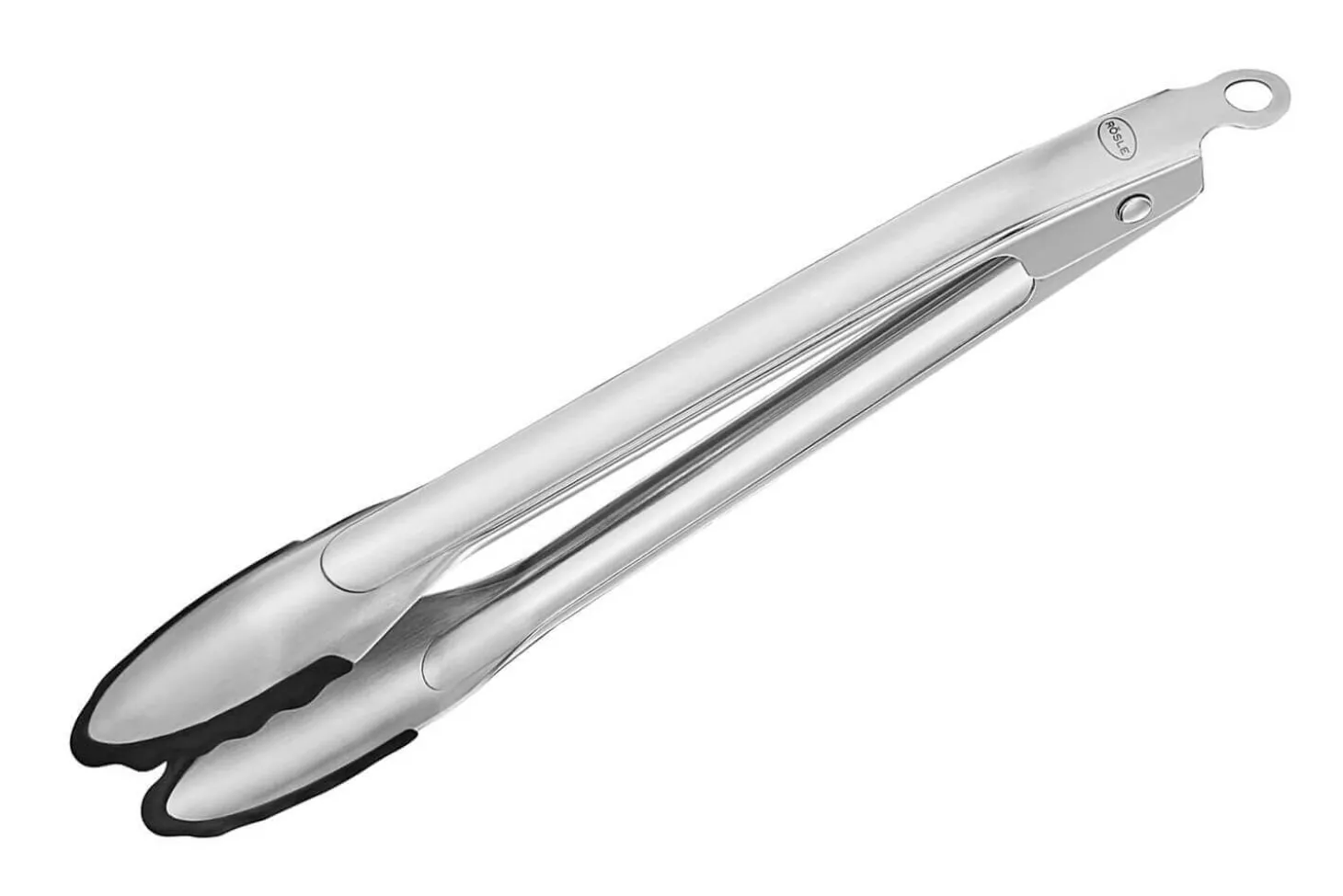 Pince traiteur Rösle en acier inoxydable et silicone