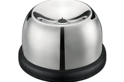 Pique-œufs Gefu Perfo en acier inoxydable base noire