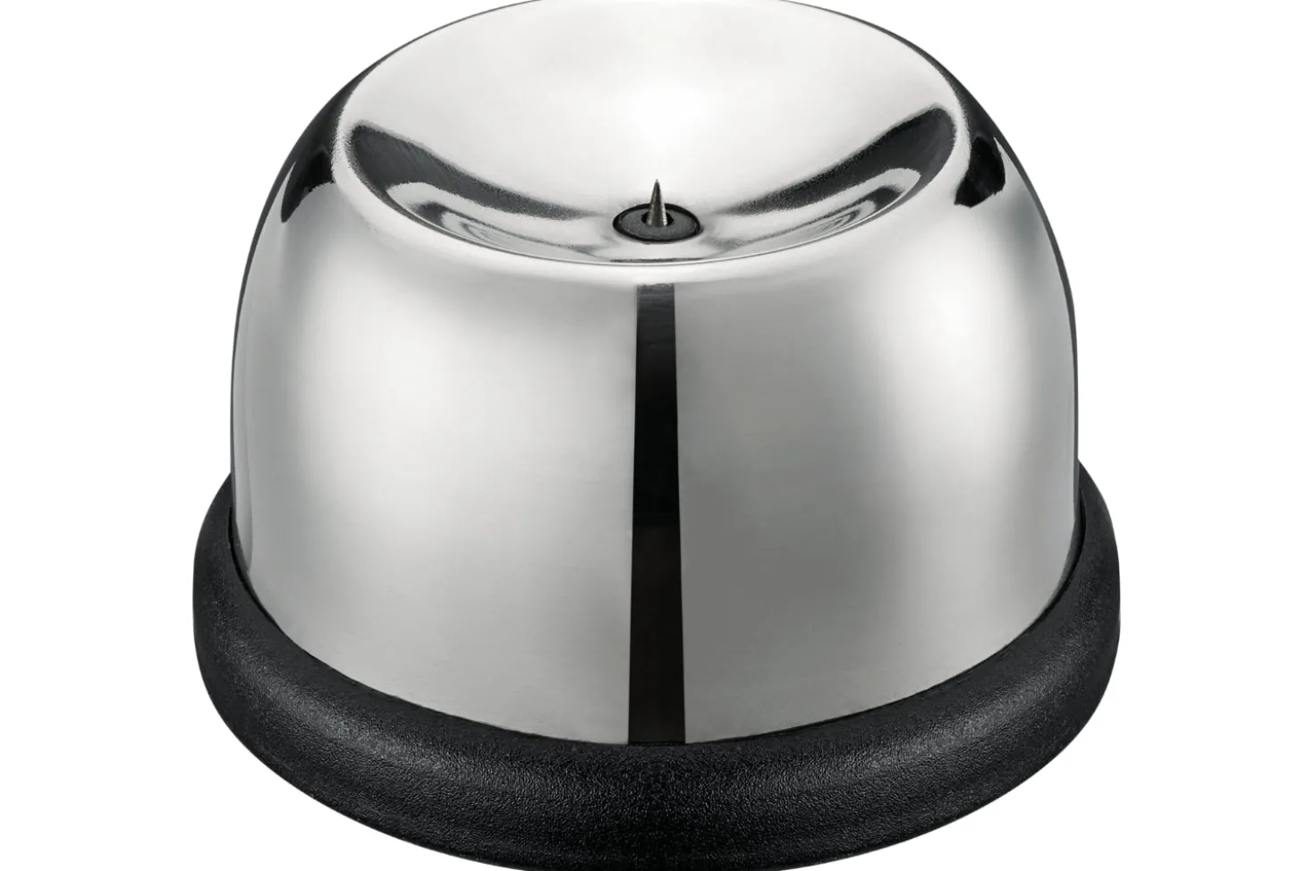 Pique-œufs Gefu Perfo en acier inoxydable base noire