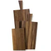 Planche apéritive Continenta en bois de noyer 69x23x2cm