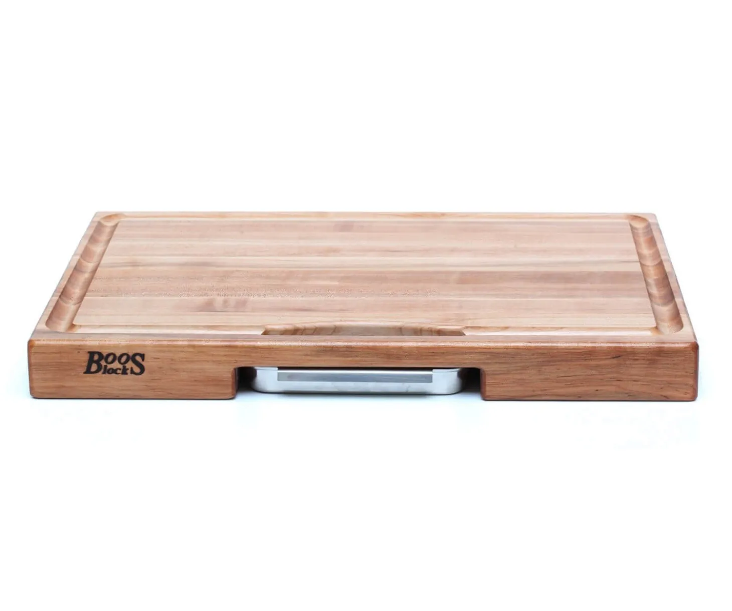 Planche Boos Blocks Prep Masters bois d'érable + plateau acier 61 x 46 x 6cm
