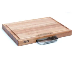 Planche Boos Blocks Prep Masters bois d'érable + plateau acier 61 x 46 x 6cm