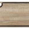 Planche à découper Arcos en fibres de cellulose et résine motif bois avec rigole