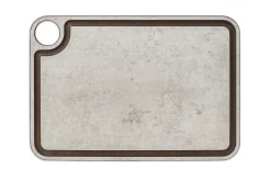 Planche à découper Arcos en fibres de celullose et résine motif marbré avec rigole