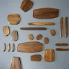 Planche à découper artisanale haut de gamme Noyer asymétrique