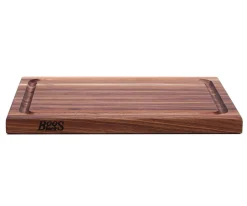 Planche à découper Boos Blocks en noyer avec rigole réversible 51x38x4cm