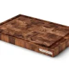Planche à découper Continenta en bois d'acacia mosaïque + rigole