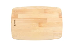Planche à découper faite main Legnoart Dorsoduro en frêne naturel avec surface inclinée