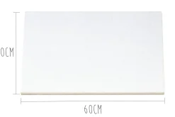 Planche à découper polyéthylène blanc HD500 avec pieds 60x40cm