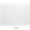 Planche à découper polyéthylène blanc HD500 à rigole et poche à jus 50x35cm