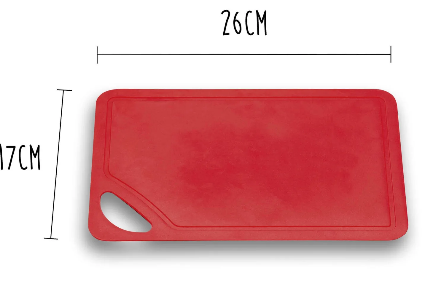 Planche à découper souple Wüsthof rouge 26x17cm