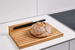 Planche à pain artisanale en bois de chêne Clap Design multifonction 44x28x2,8cm