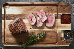 Planche Steak Champ en bois d'acacia 42x27x1,6cm