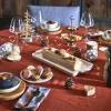 Plaque apéritifs et mignardises Peugeot Appolia en céramique écru 34,5x16cm
